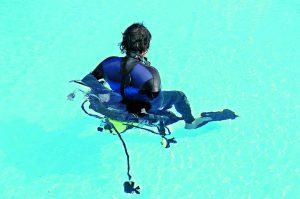 Anziehen im Wasser 4