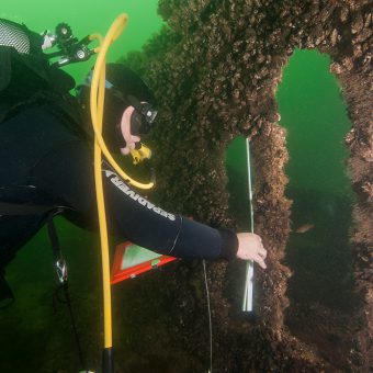 Schiffsarchäologie: Der Umgang mit Messwerkzeugen wird praktisch gelehrt.