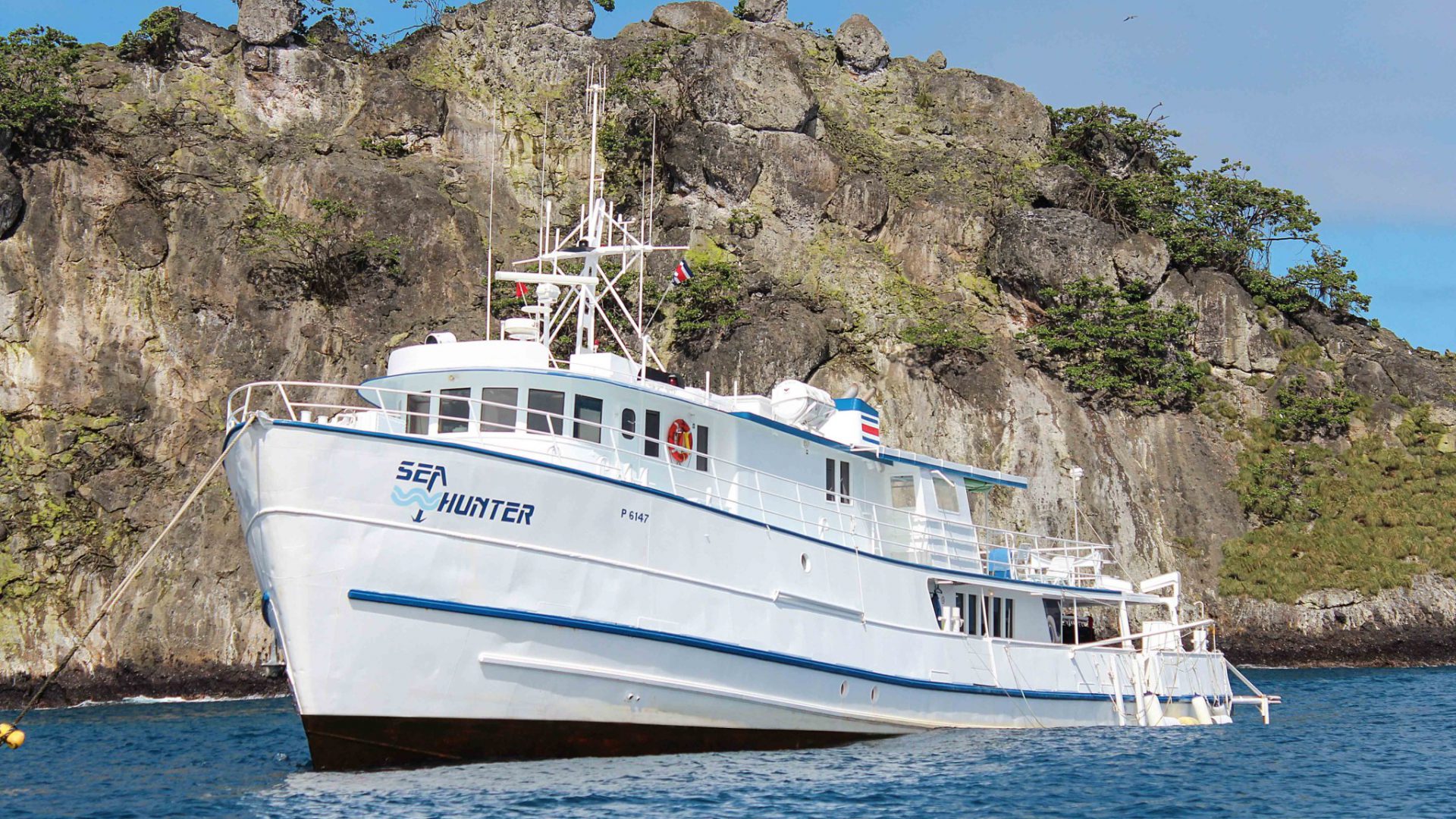 Die Sea Hunter ist ein Liveaboard der Luxusklasse.