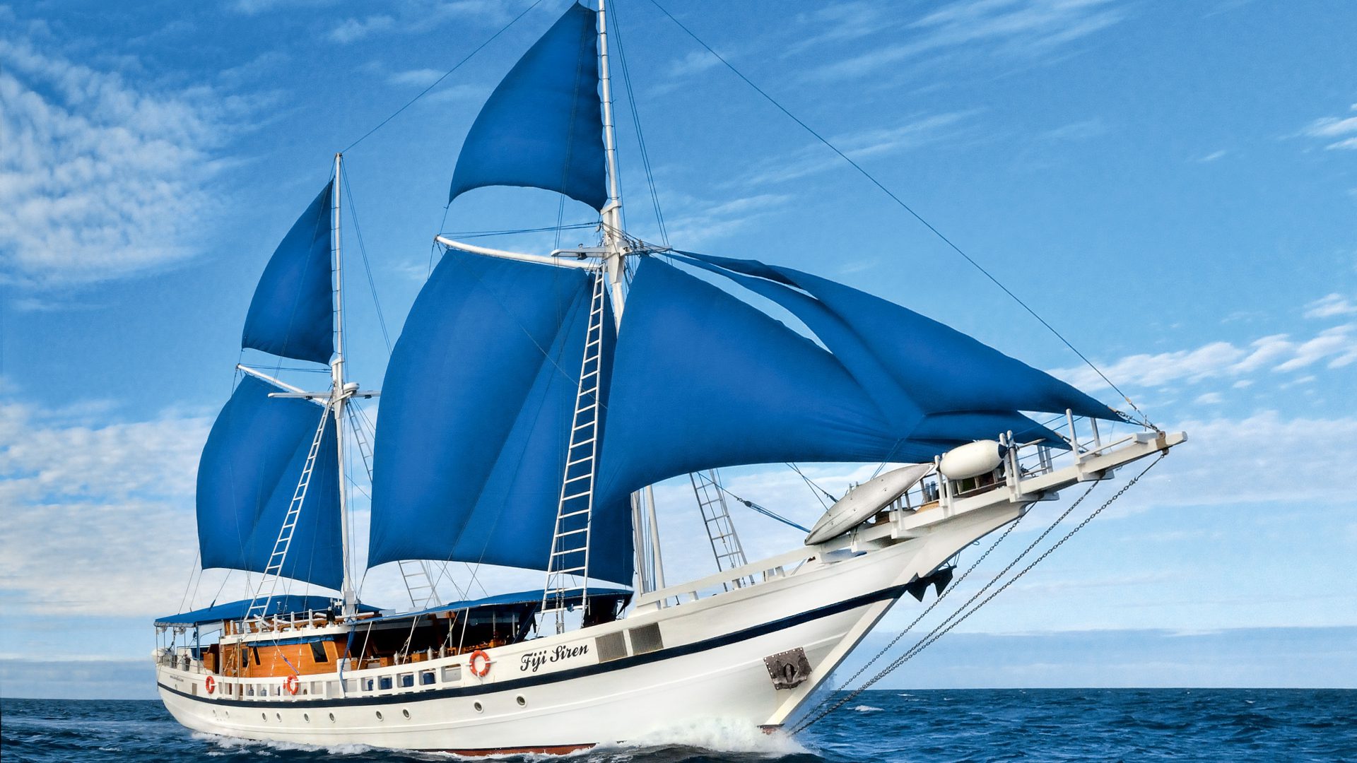 Die Fiji Siren verwöhnt ihre Gäste auf höchstem Niveau.