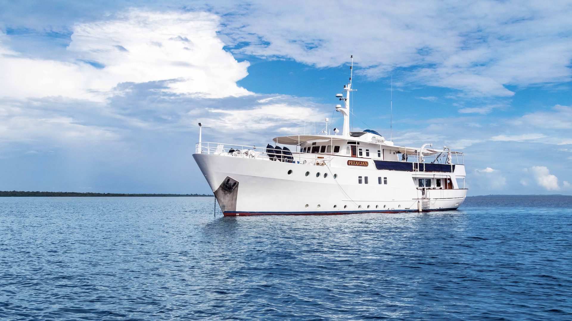 Die Pelagian ist eine Tauchyacht der Extraklasse.