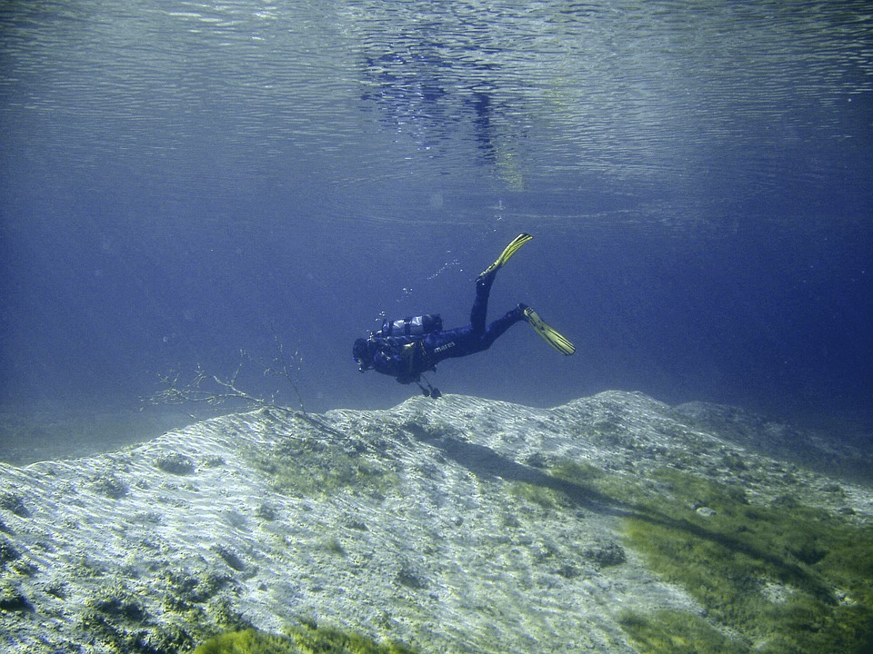 Der Streitköpflesee ist ein beliebter Spot für Taucher mit guter Sicht und relativ viel Fisch.