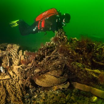 Geisternetze sind auch nach Jahren noch eine Gefahr für Fische.