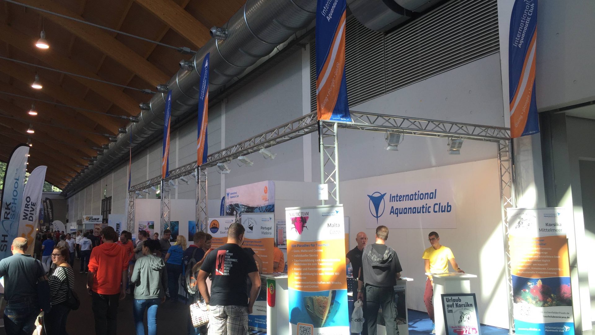 Der i.a.c. und einige Auslandsbasen sind auch in diesem Jahr wieder auf der Tauchermesse InterDive vertreten.