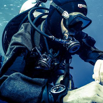 Die Mares-XR-Trockentauchanzüge können beim Event getestet werden. Foto: Mares