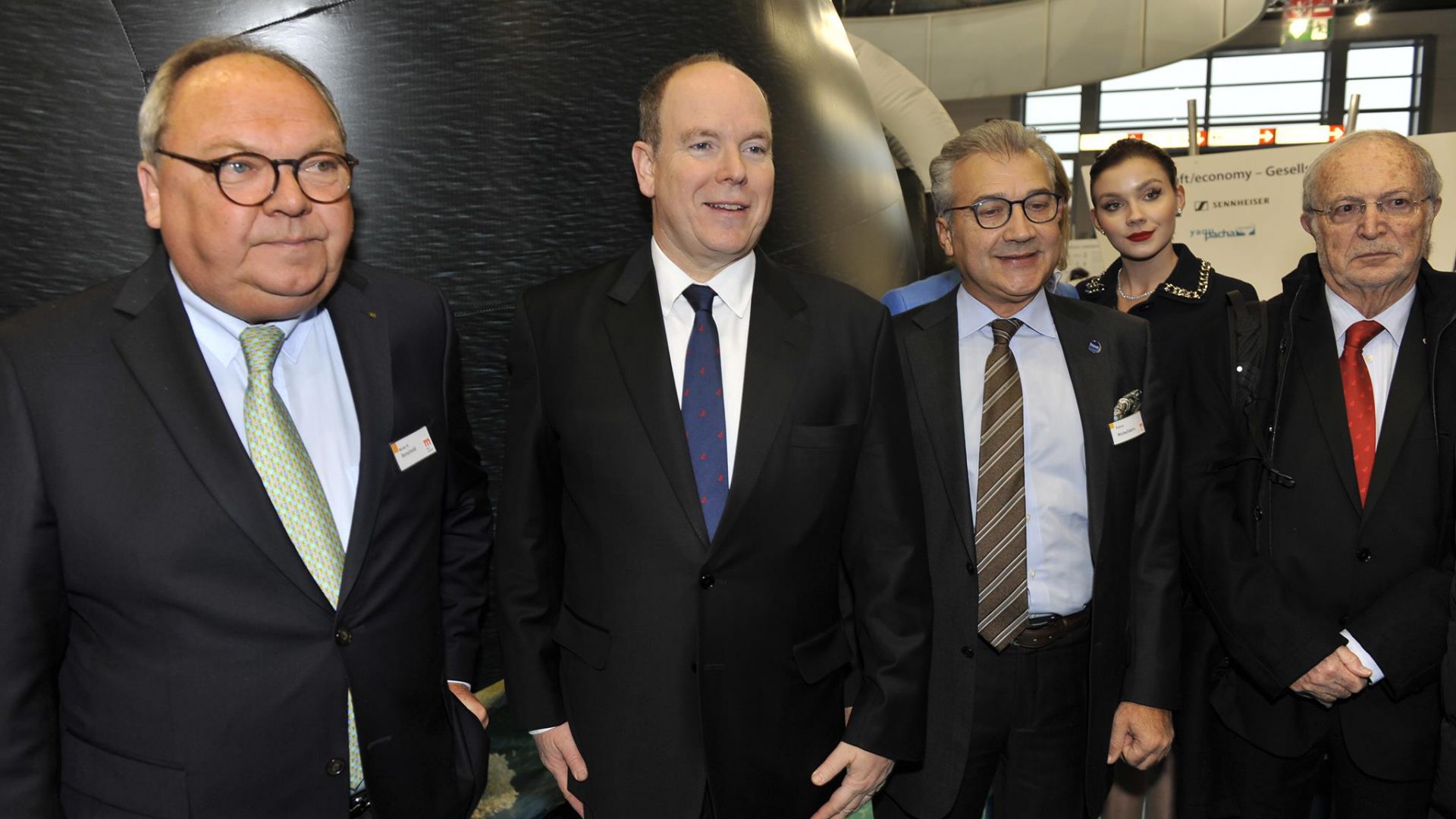 Fürst Albert II. von Monaco besucht aktuell die boot 2017 in Düsseldorf.