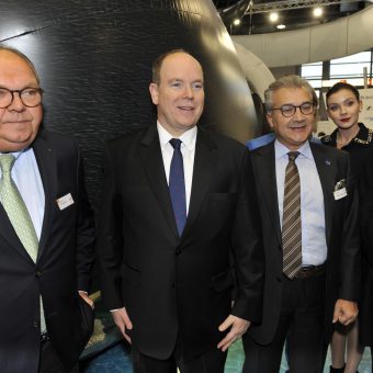 Fürst Albert II. von Monaco besucht aktuell die boot 2017 in Düsseldorf.
