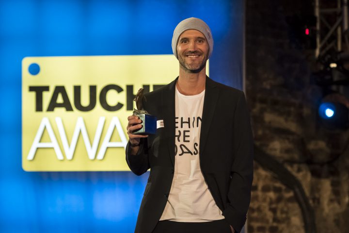 UW-Filmer Florian Fischer: Erstmals wurde auch der Mensch des Jahres gekürt. Foto: Stefan von Stengel
