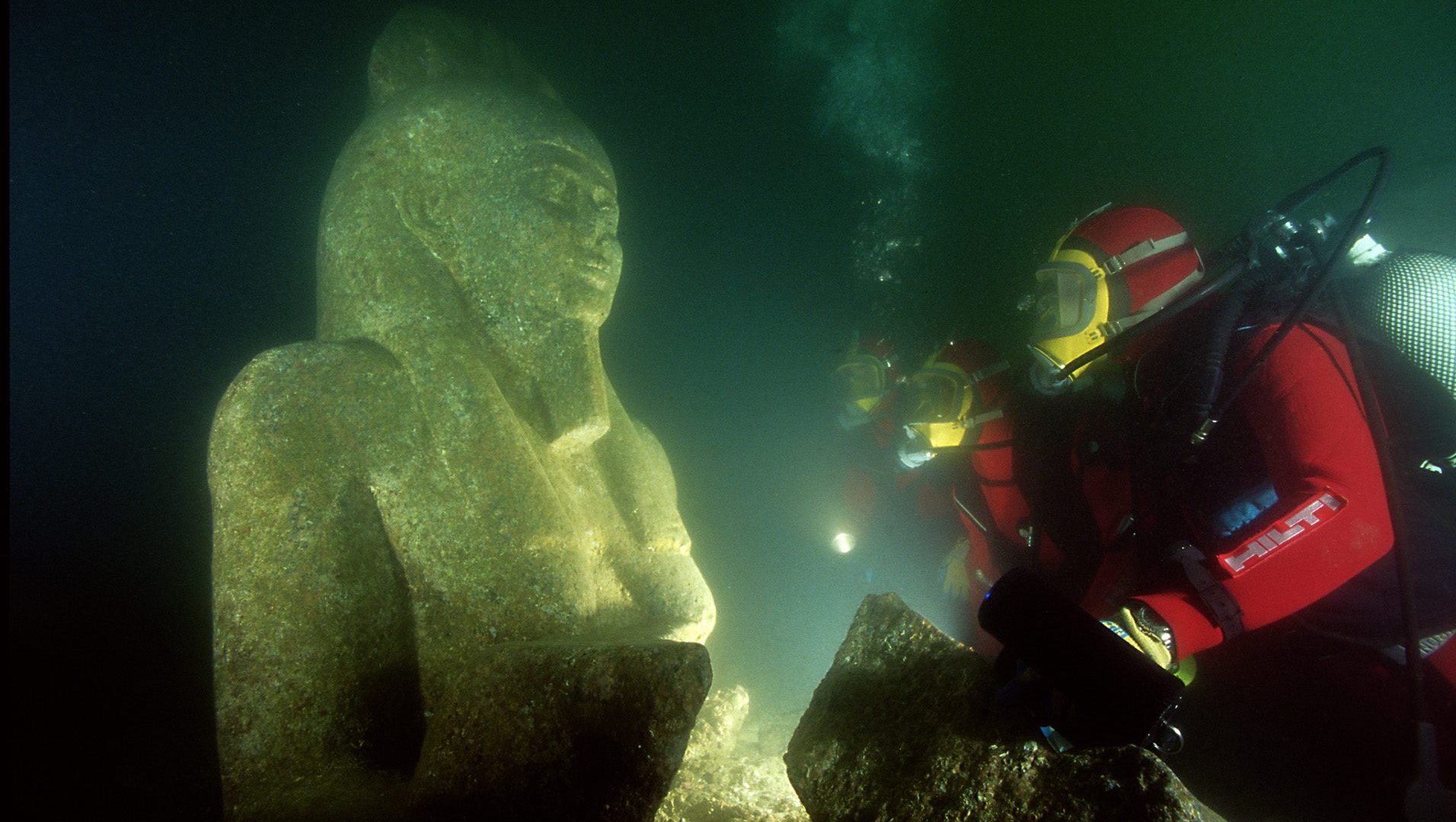 Kolossalstatue des Gottes Hapi: Es ist die bislang größte in Ägypten gefundene Statue einer Gottheit.