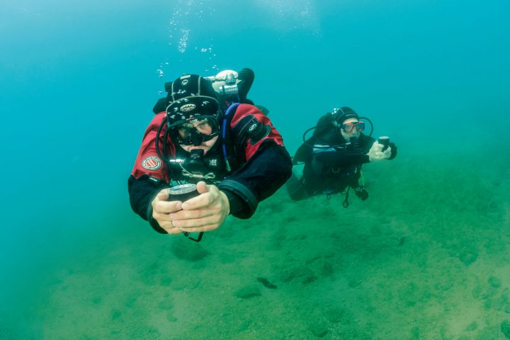 Dreick-Kurs: Damit kann man ein noch größeres Areal „abscannen“ als beim Viereck-Kurs. Foto: W. Pölzer
