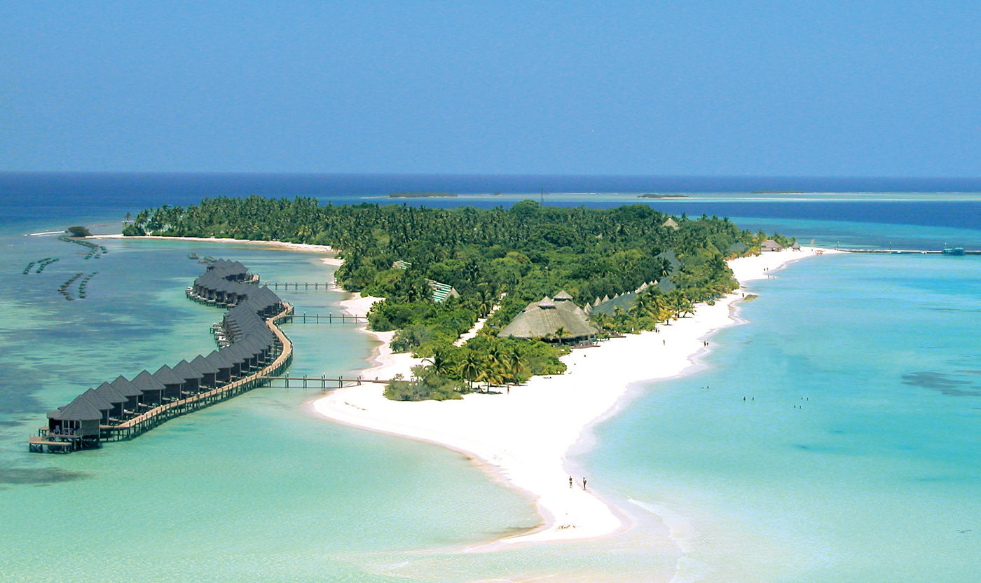 Das traumhafte Panorama von Kuredu. Foto: Kuredu