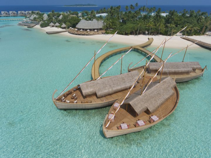 Architektonisch setzt die erst kürzlich eröffnete Insel Milaidhoo neue Maßstäbe.