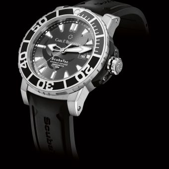 Die Bucherer Patravi ScubaTec MantaTrust: Taucheruhr und gleichzeitig Statement für Meeresschützer.
