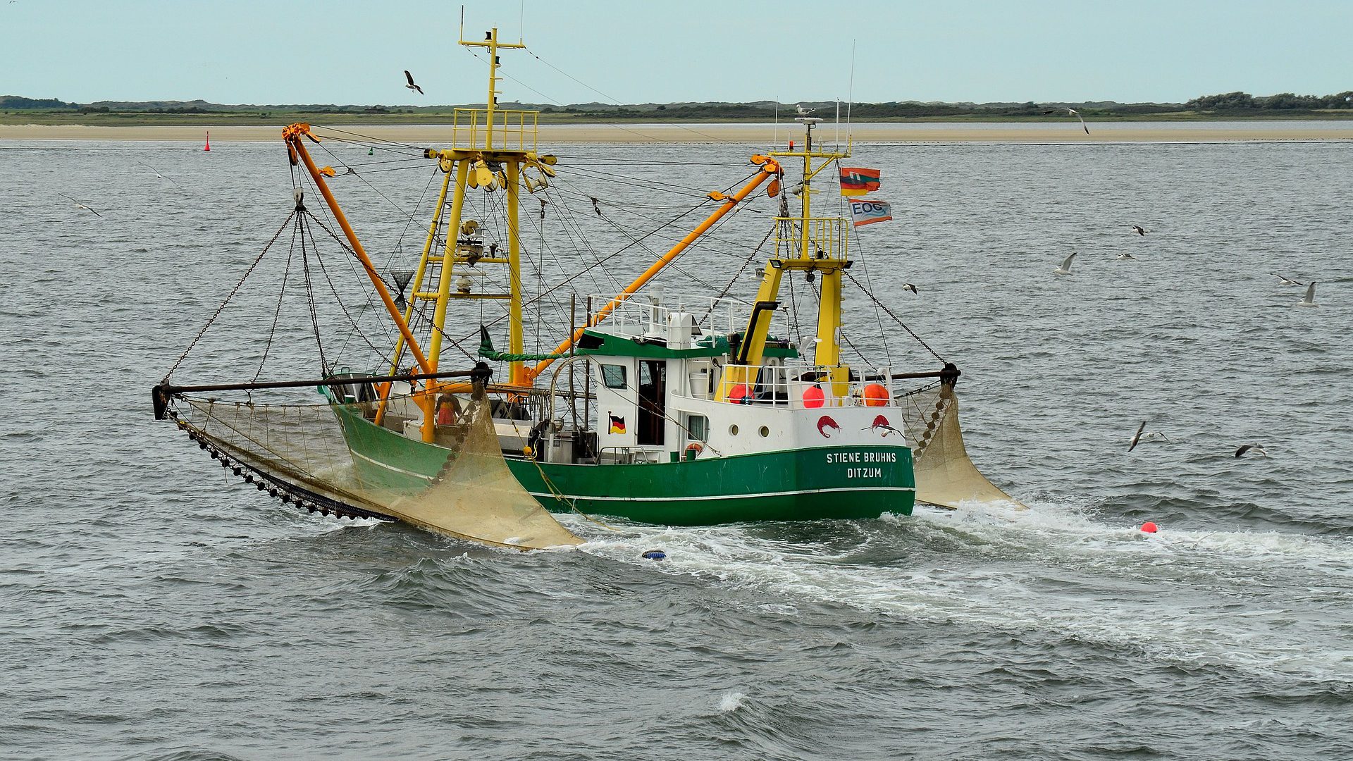 Fischfang in der Nordsee )Symbolbild).