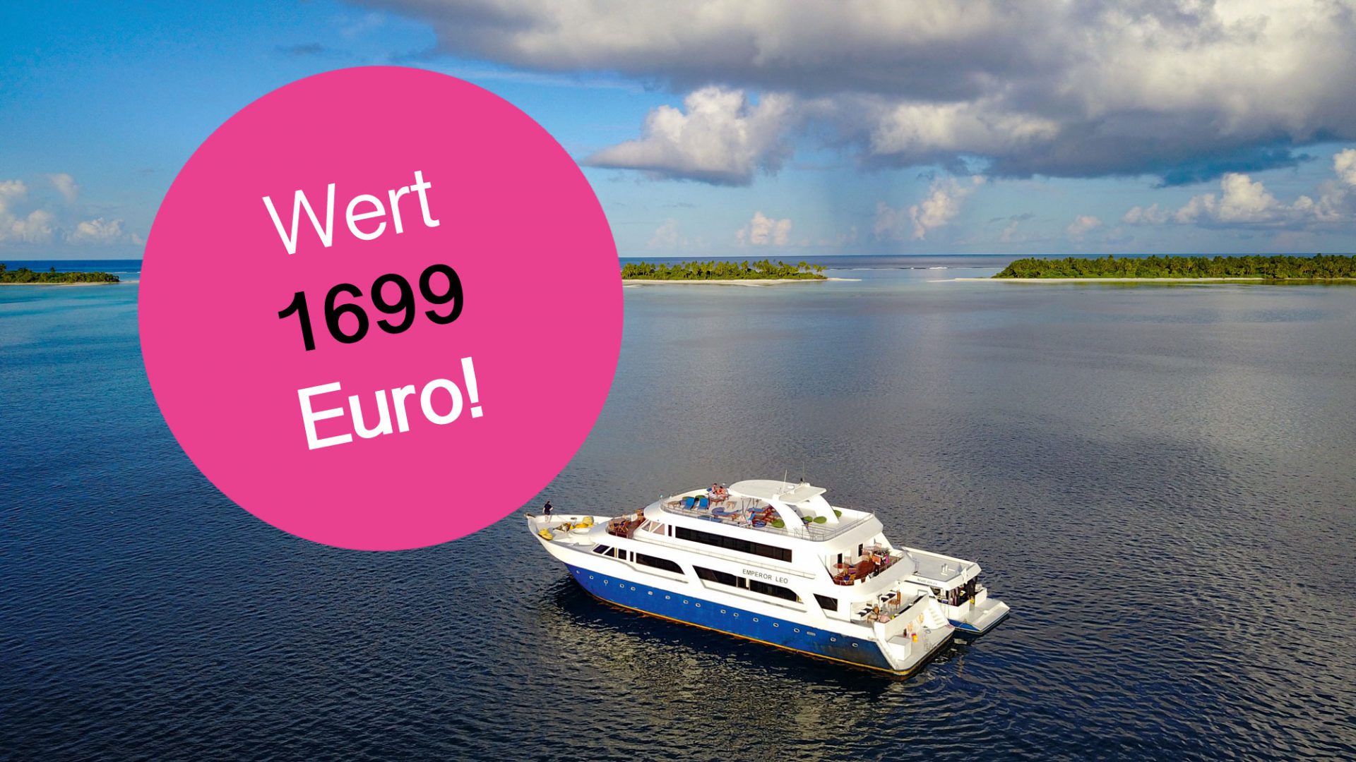 schiff emperor aus der luft