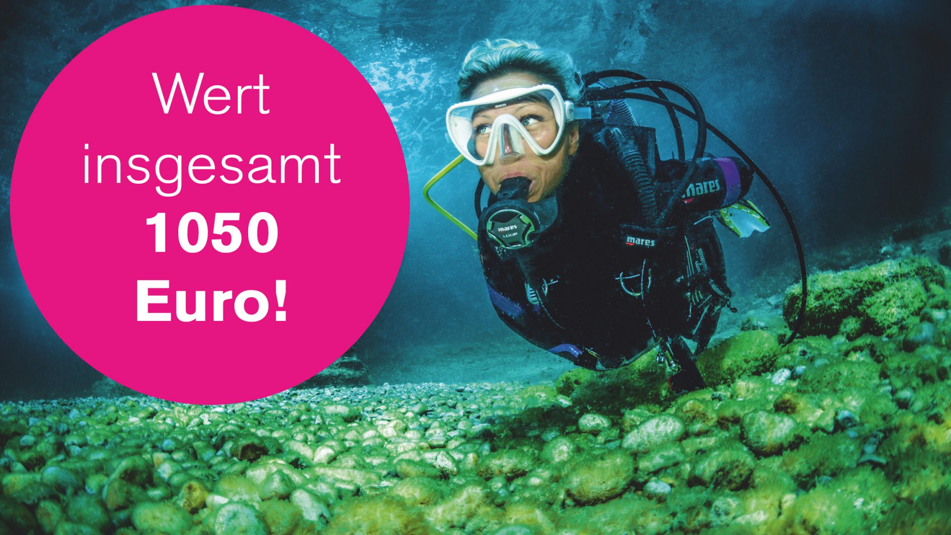 Gesamtwert der Preise: 1050 Euro.