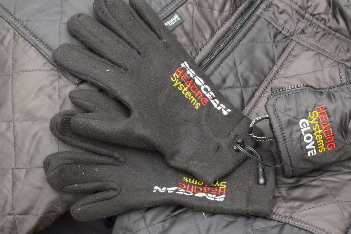 Die beheizten Innenhandschuhe sorgen in diesem Zeitraum für warme Hände. Sie können separat hinzu geschaltet werden.