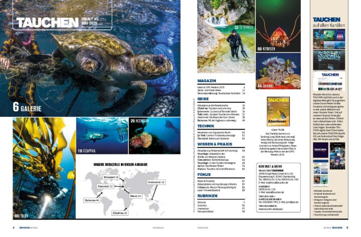 TAUCHEN Magazin Ausgabe Mai 2026