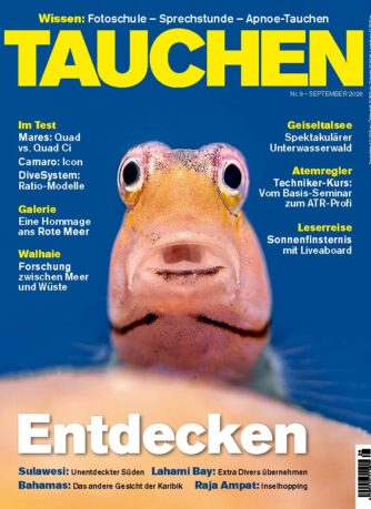 TAUCHEN Magazin September 2026 – die neue Ausgabe