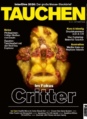 Covershot des Tauchen Magazins 10 2026